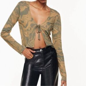 Aritzia Wilfred Bitter Sage/DK Sandy Beige XS